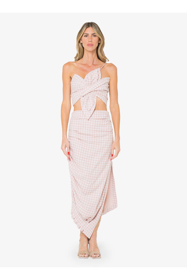 Novie Skirt, Alternate, color, Pink Check