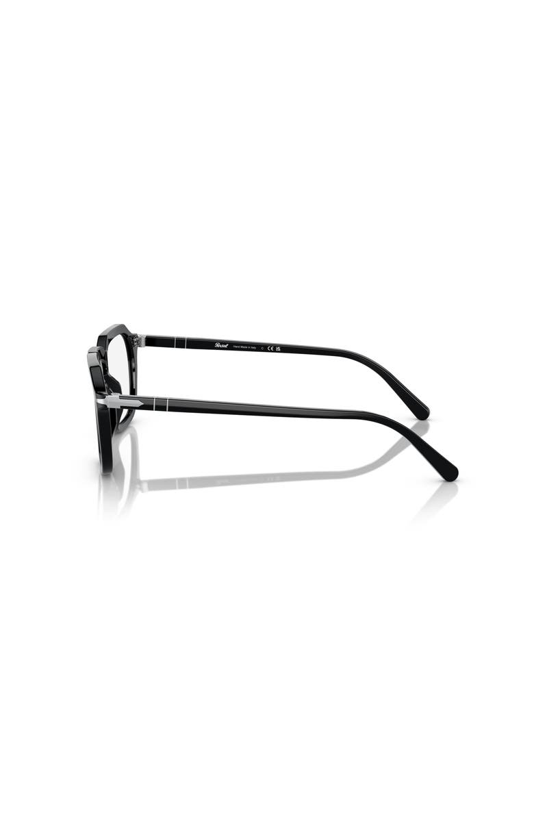 Persol 48mm Square optical glasses, Alternate, color, Black