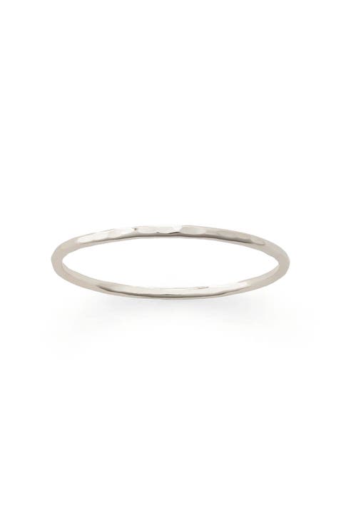 Hammered Stacking Ring