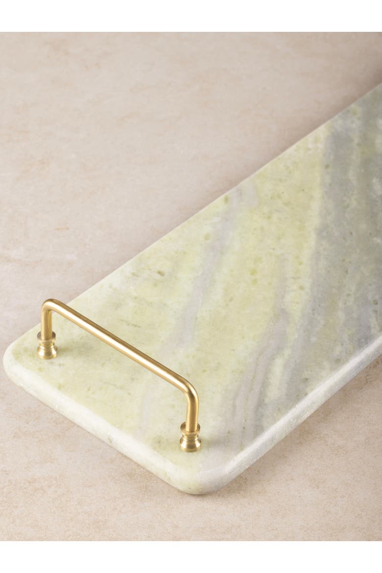 Osaka Green Onyx Tray, Alternate, color, Green