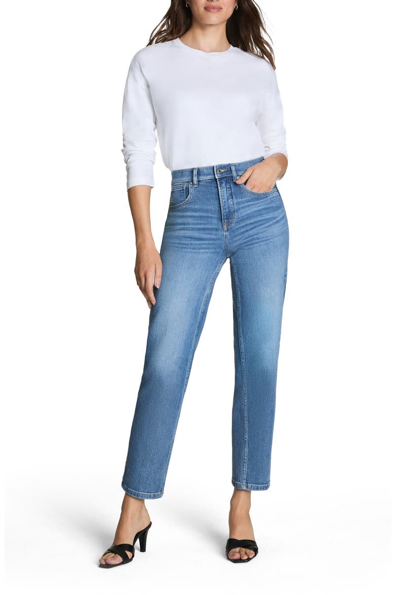 SPANXshape™ Authentic 360 High Waist '90s Straight Leg Jeans, Alternate, color, ELYSIAN