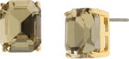 Kurt Geiger London Square Crystal Stud Earrings