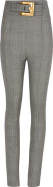 Balmain Stretch trousers in Prince of Wales jacquard