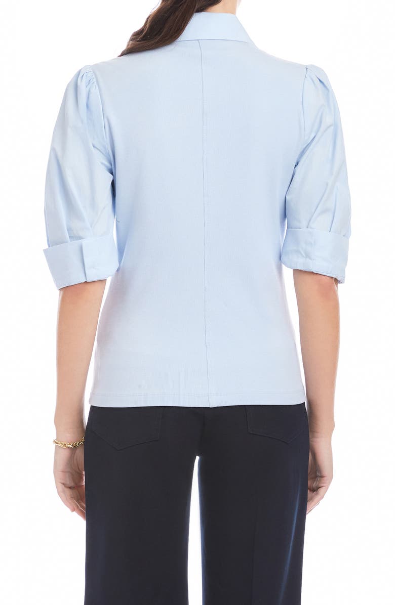 FIFTEEN TWENTY Camden Rib Henley Shirt, Alternate, color, Light Blue