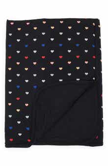 Kyte BABY Midnight Rainbow Heart Baby Blanket