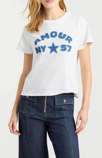 Amour 57 Appliqué Cotton Shrunken Tee