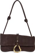 Dolce Vita Suede Flap Shoulder Bag