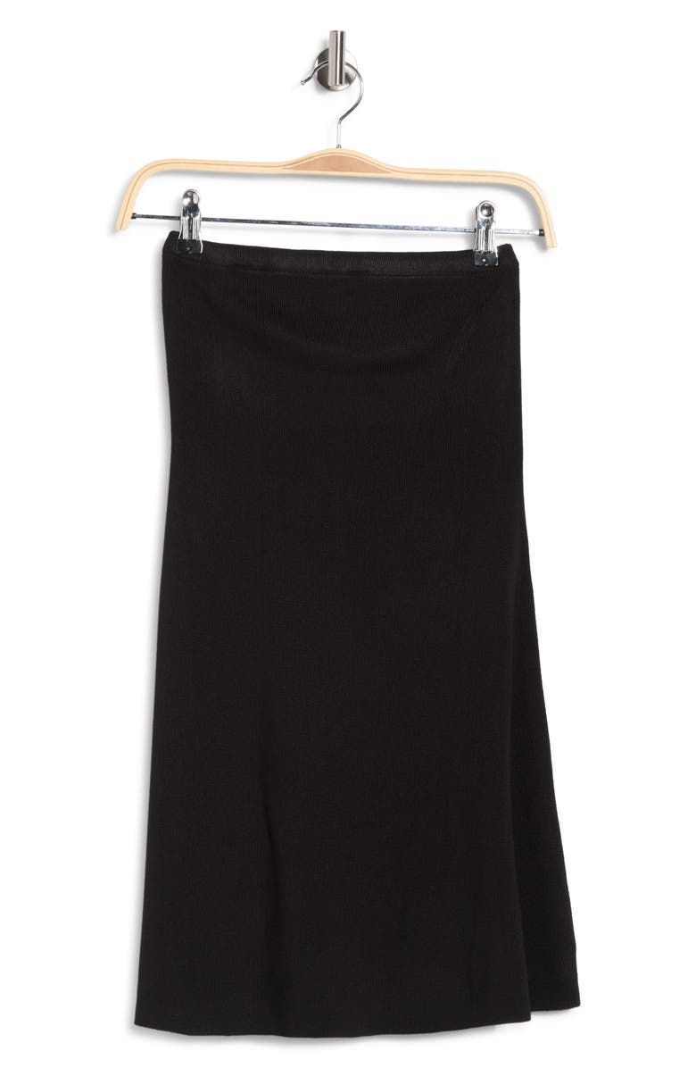 Beivy Strapless Sweater Knit Dress, Alternate, color, Black