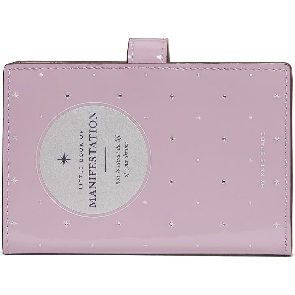 Kate Spade New York Page Turner Leather Crossbody Wallet In Pink