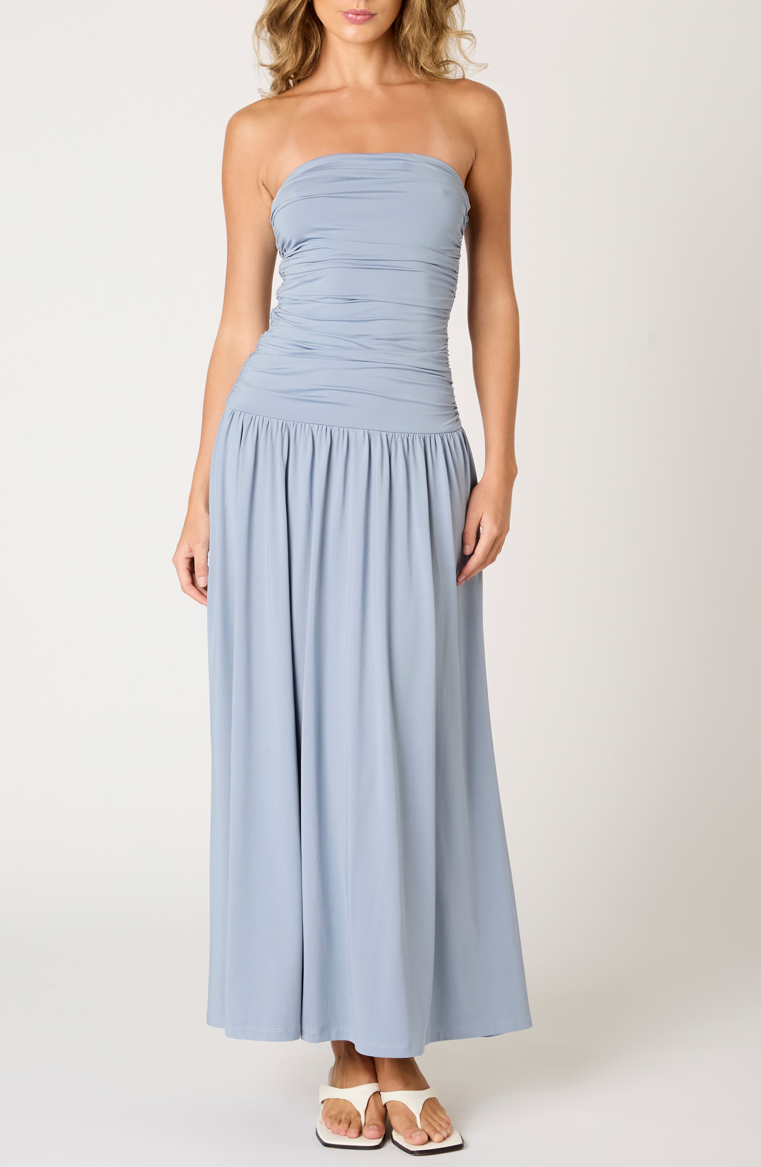 Santal Strapless Dress - image 3