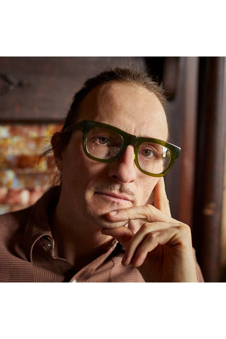D28 | Reading Glasses, Alternate, color, Heritage Green