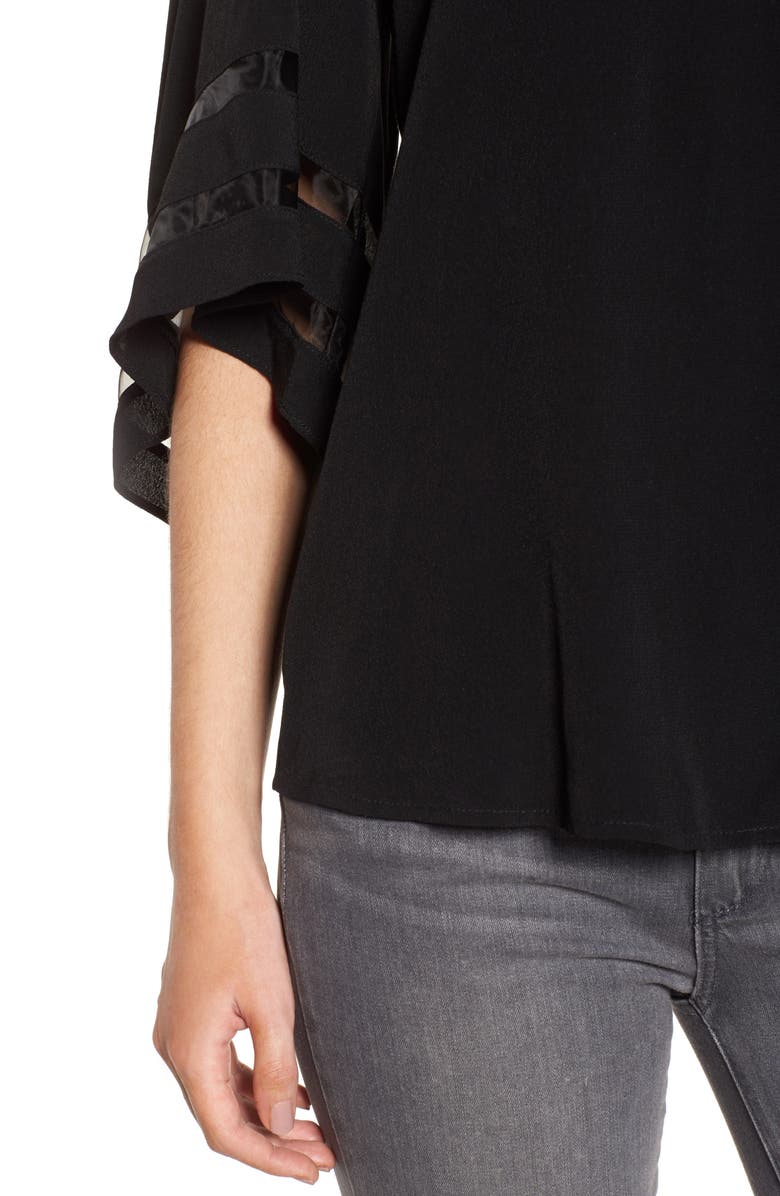 Chelsea28 Illusion Sleeve Top, Alternate, color,