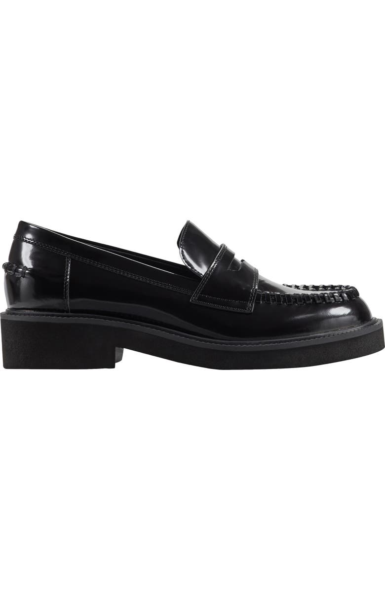 Marc Fisher LTD Dagman Penny Loafer, Alternate, color, Black