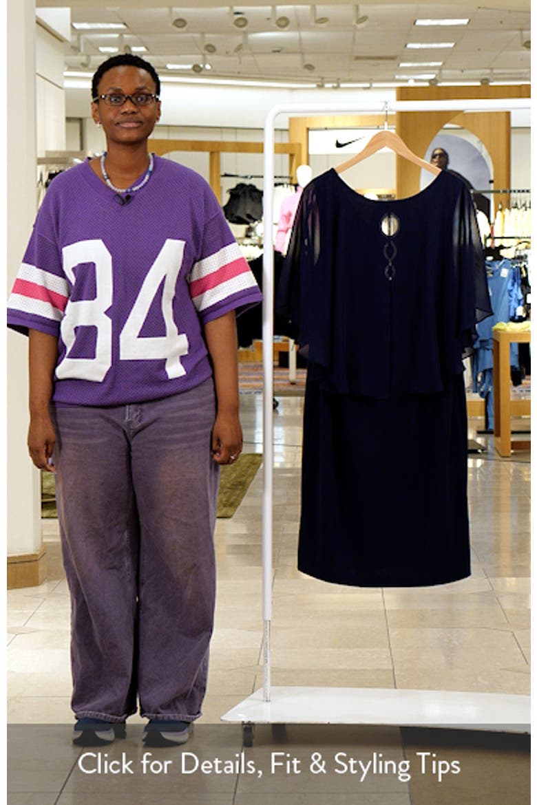 Cape Midi Dress video