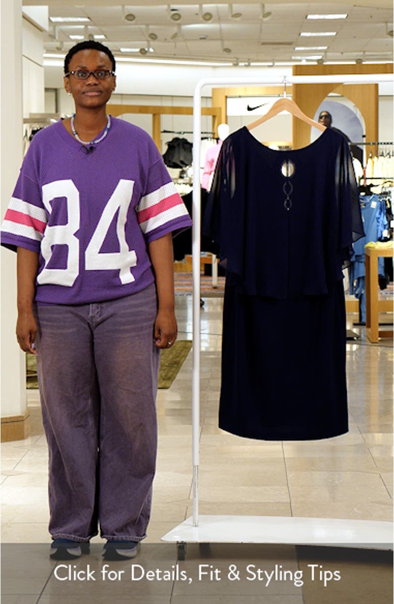 Cape Midi Dress, sales video thumbnail