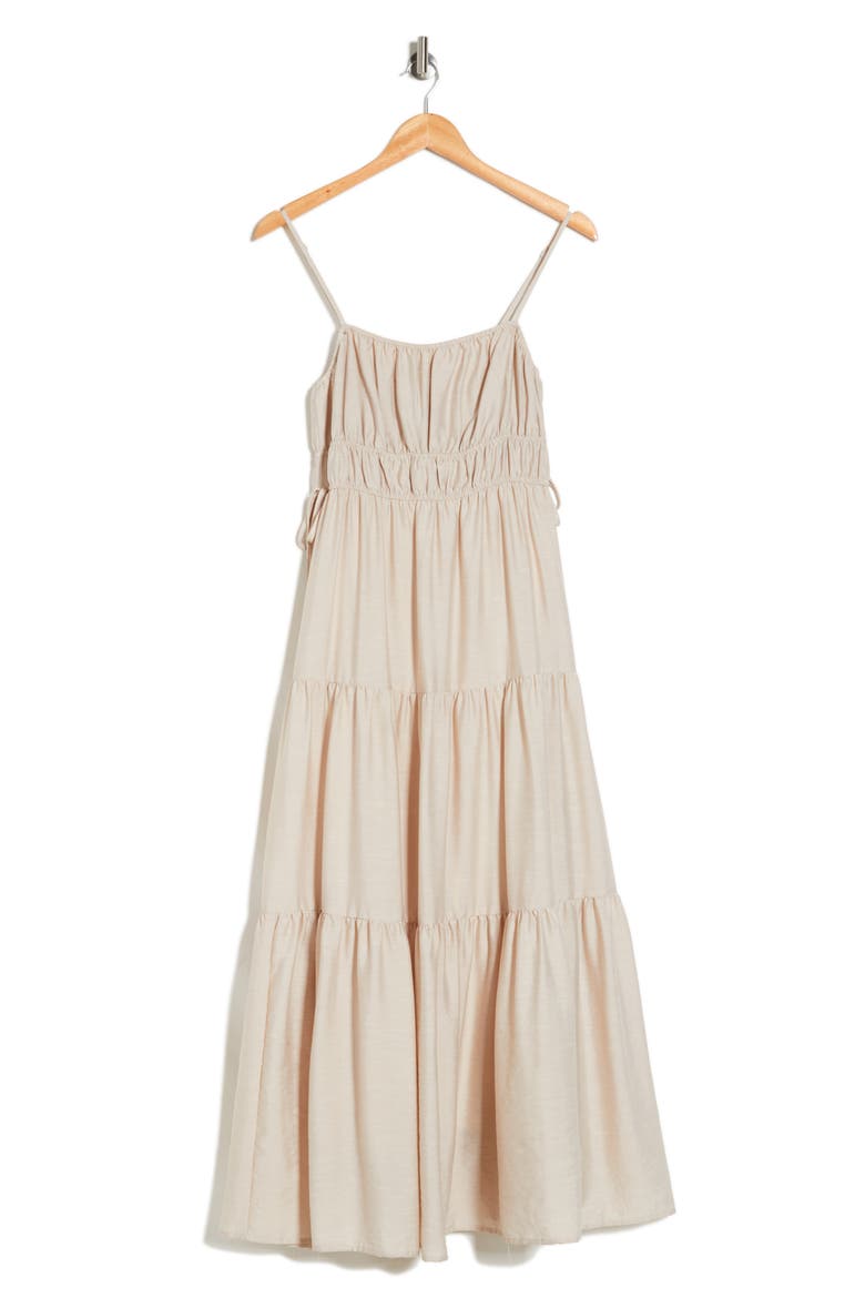 Tiered Sundress, Alternate, color, KHAKI