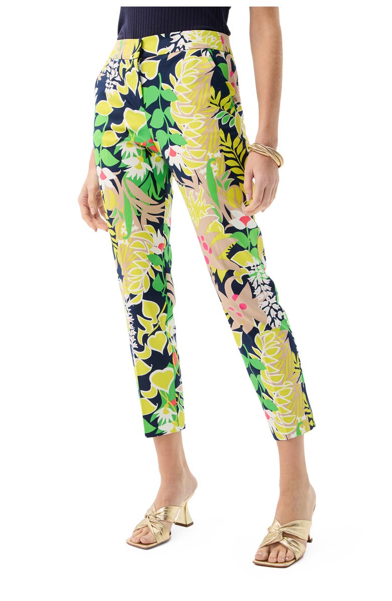 Trina Turk Aubree 2 Printed Ankle Length Pant, Alternate, color, 