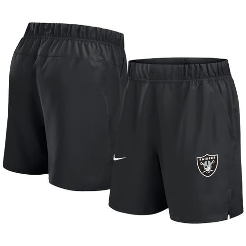 Nike Black Las Vegas Raiders Blitz Victory Performance Shorts In Black