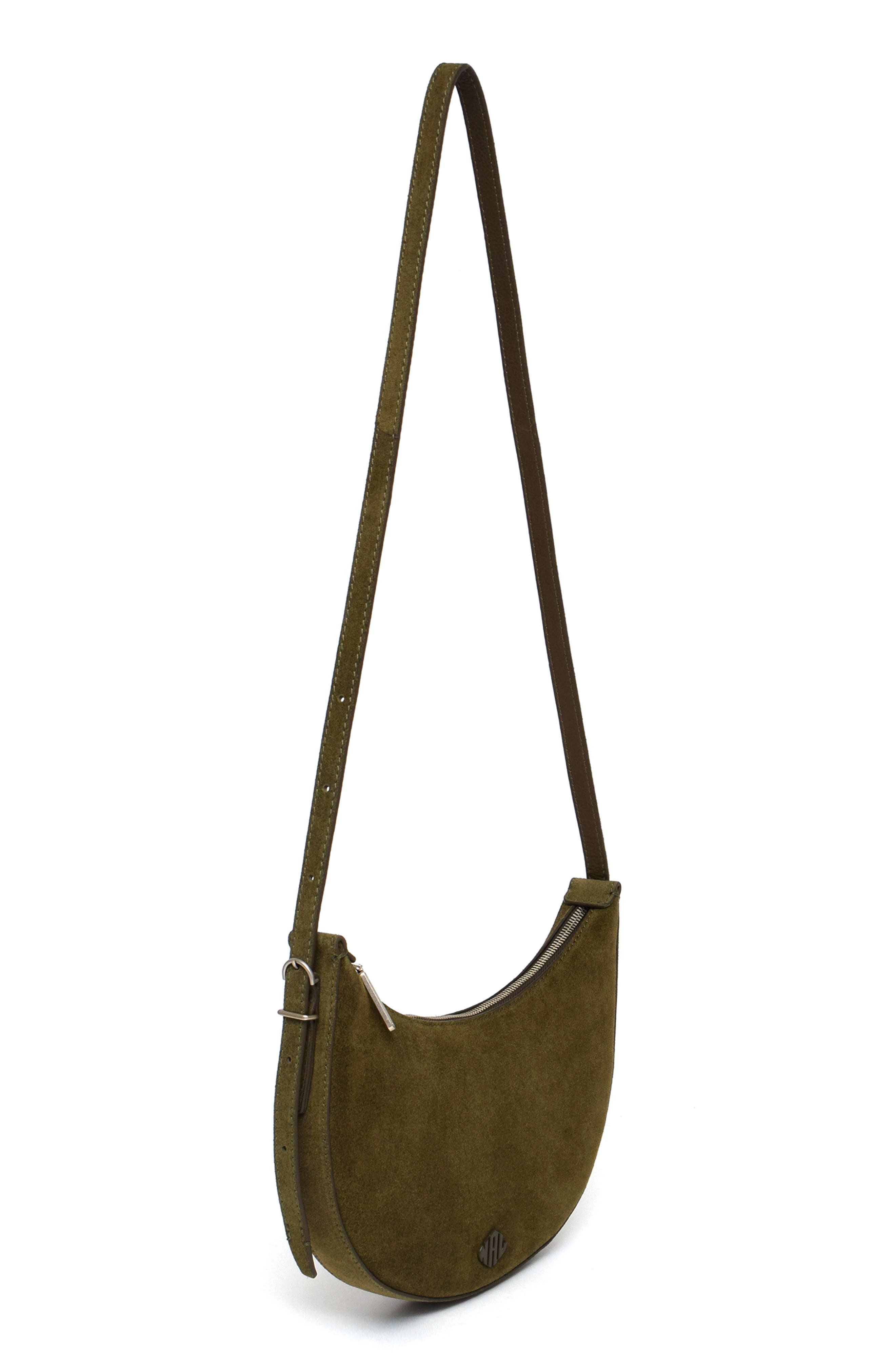 New Amsterdam Leatherworks Silas Crossbody Bag, Alternate, color, Olive