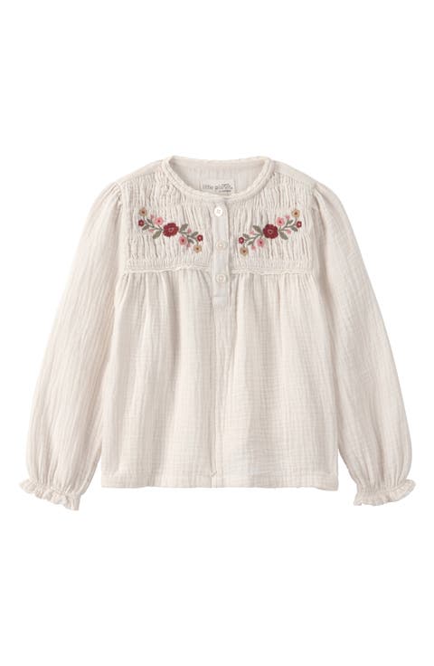 Kids' Organic Cotton Gauze Top