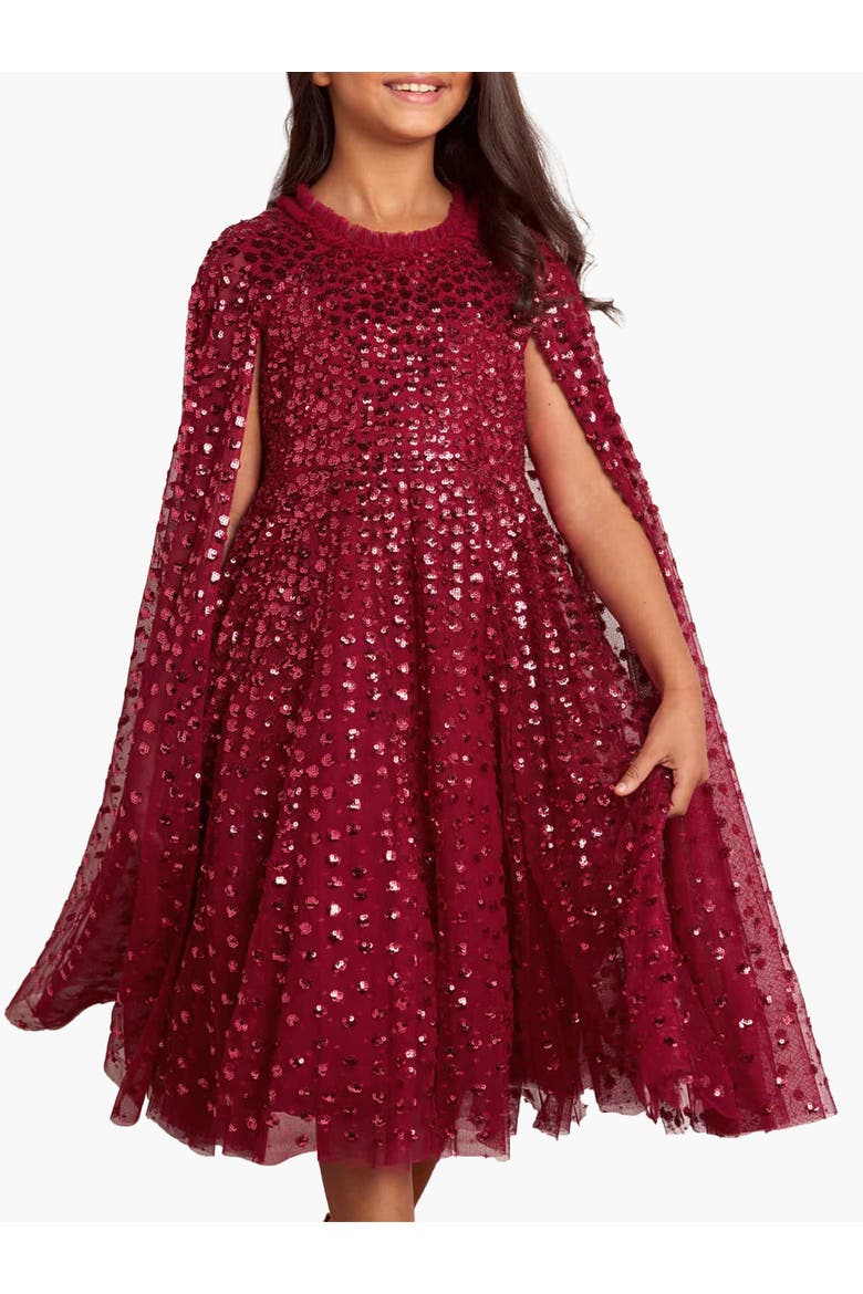 Raindrop Cape Kids DressToddler, Little Kid, Big Kid, Main, color, Red