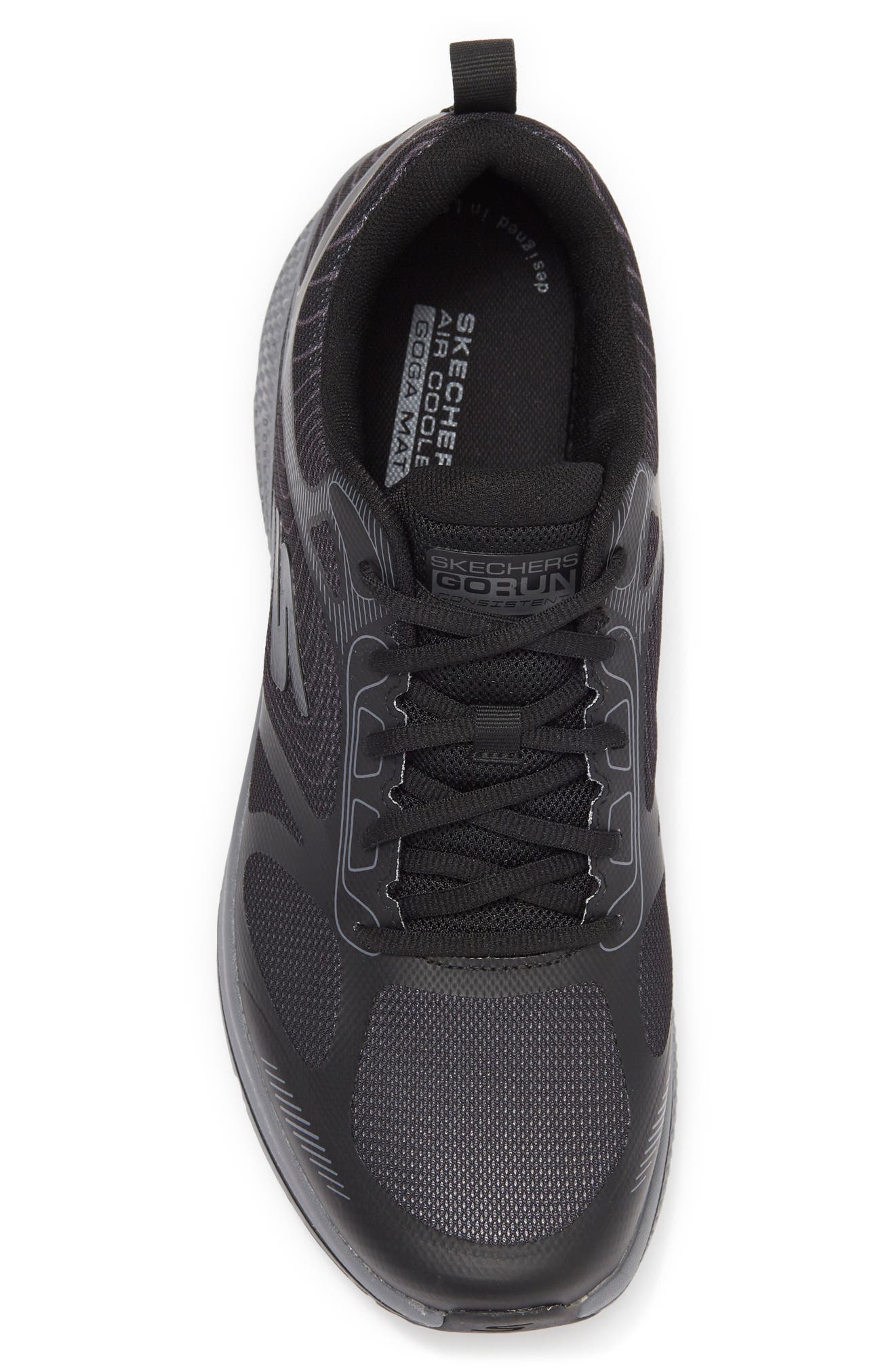 Go Run Consistent Fleet Rush Running Shoe, Alternate, color, BKGY