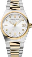 FREDERIQUE CONSTANT Highlife Diamond Two-Tone Bracelet Watch, 31mm