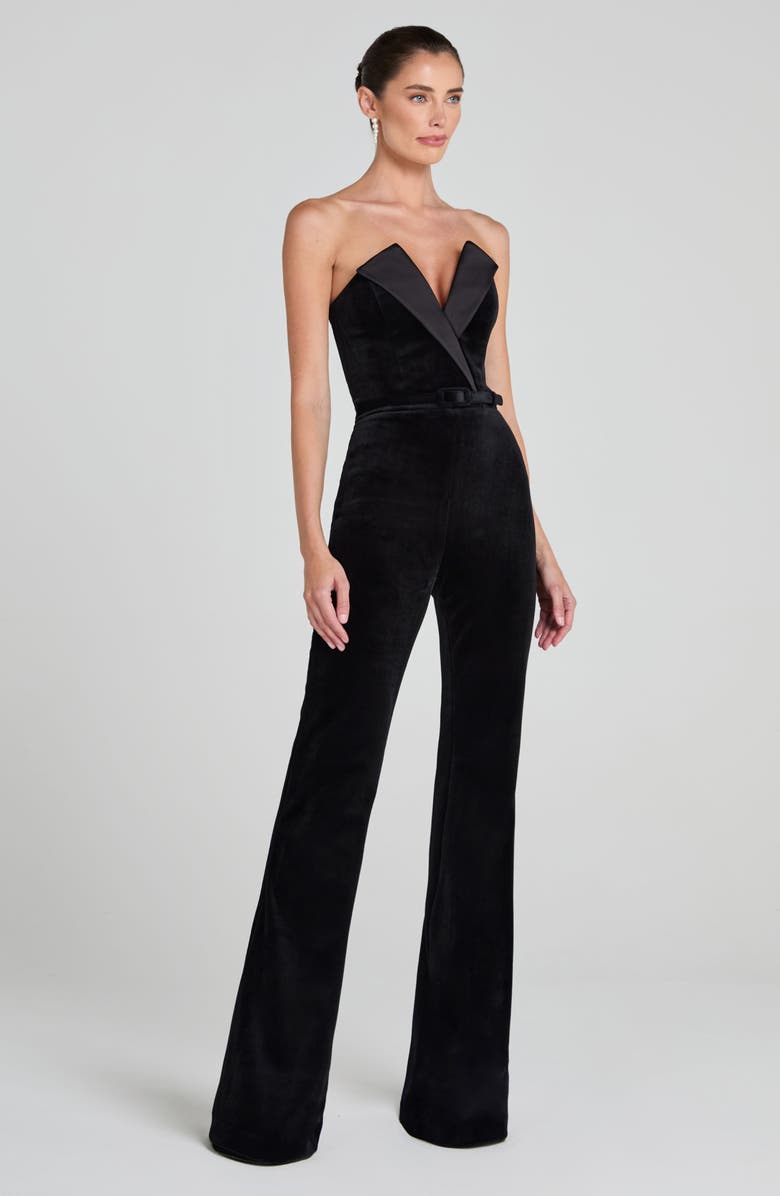 NADINE MERABI Hettie Faux Pearl Illusion Neck Bodysuit, Alternate, color, White