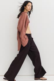 H&M Wide-leg Dress Pants