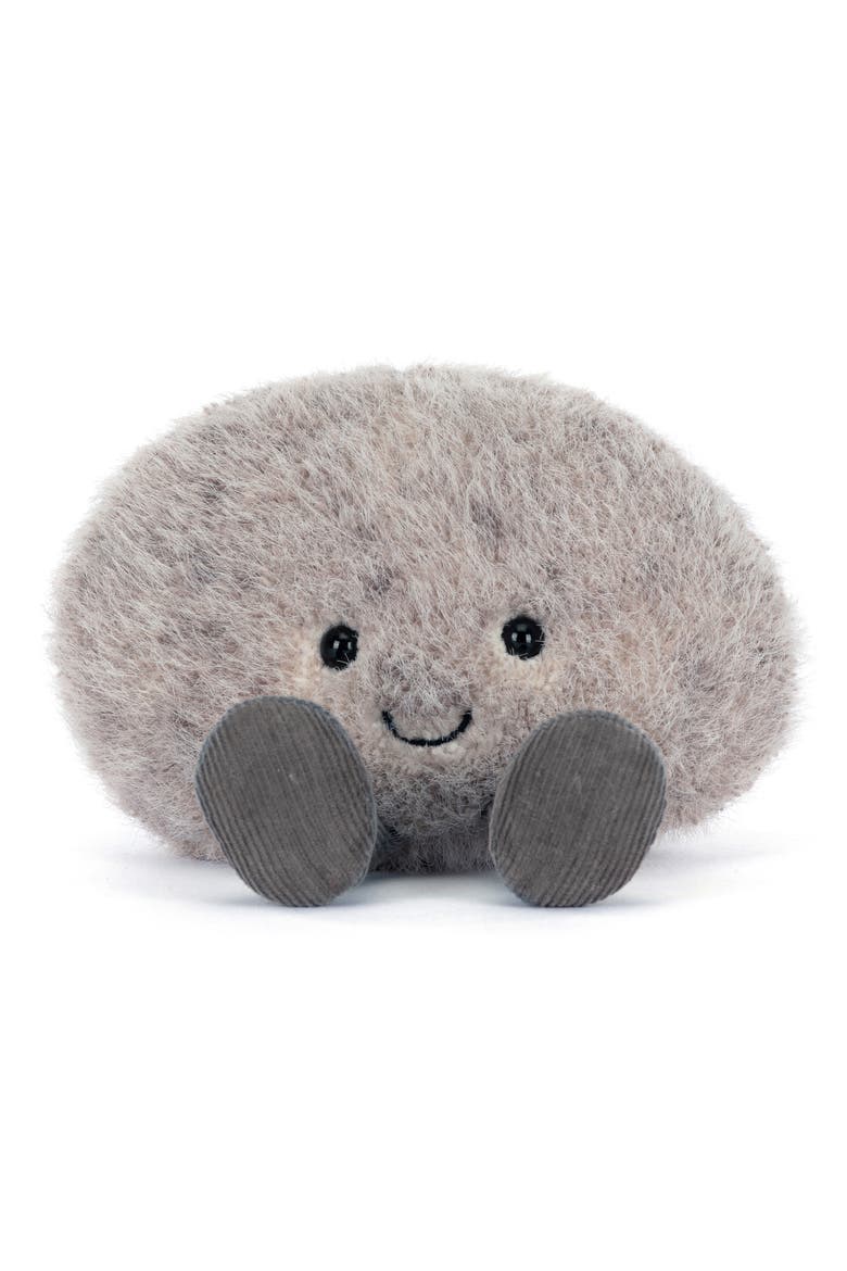 Amuseables Pebble Tiny Plushie, Main, color, GREY