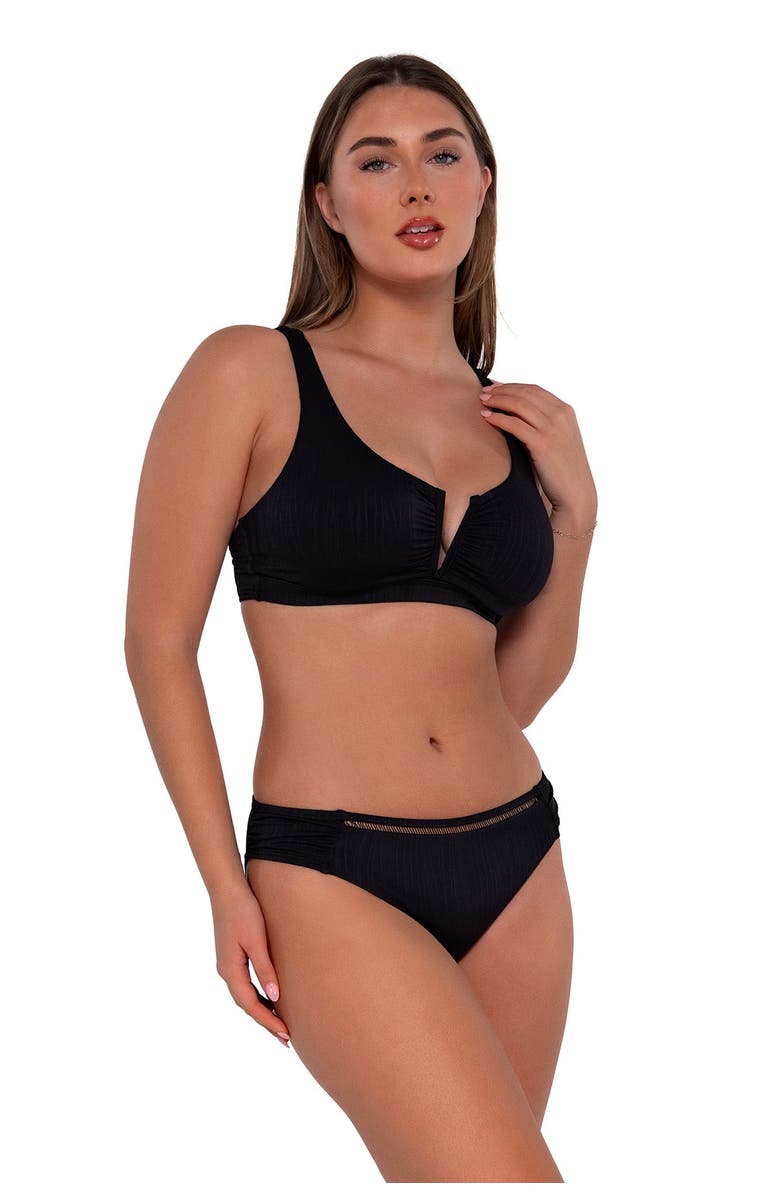 Sunsets Audra Hipster Bikini Swim Bottoms, Alternate, color, 