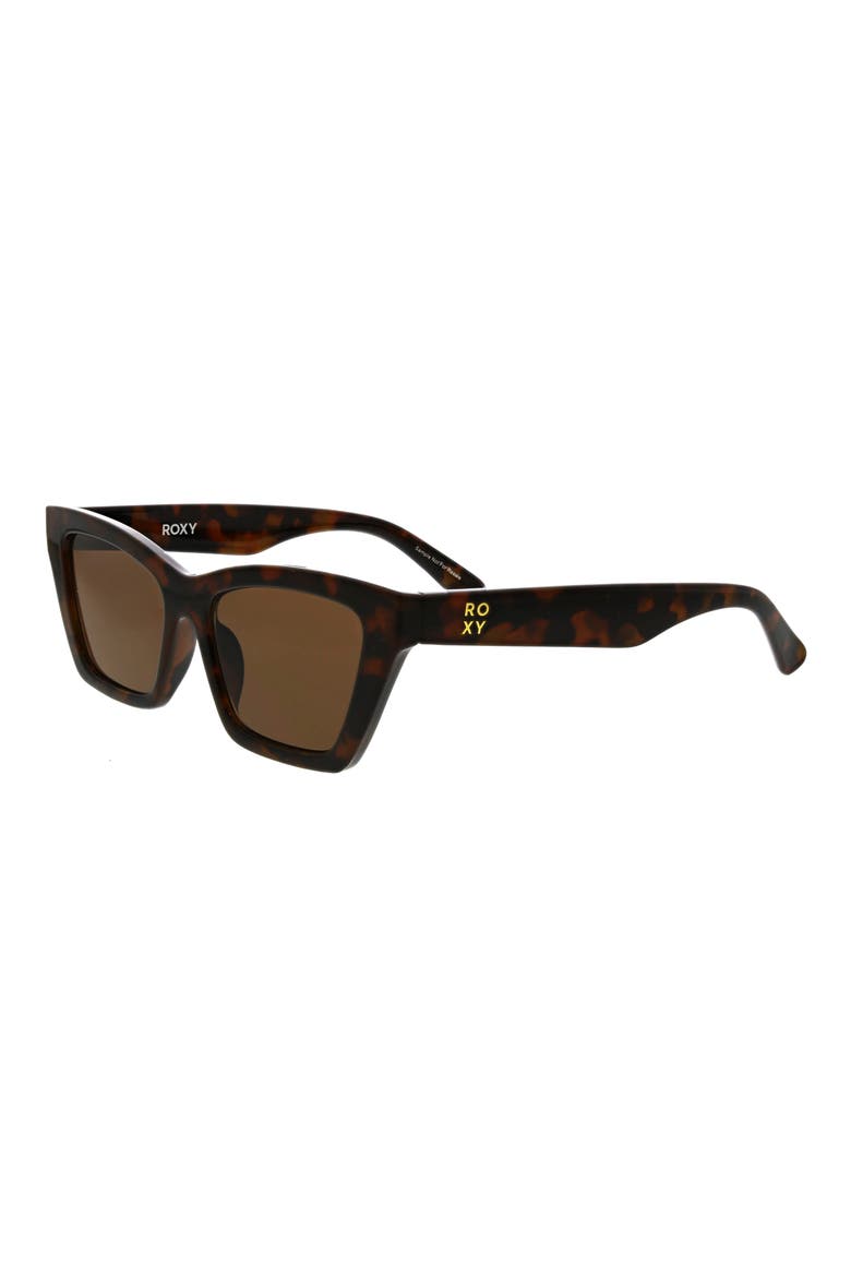 Pointy 57mm Cat Eye Sunglasses, Main, color, BROWN DEMI
