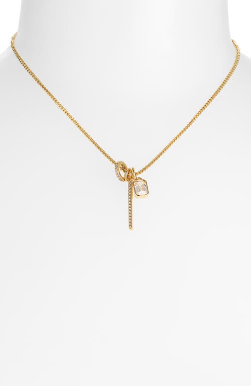Nordstrom Pavé Charm Cluster Necklace