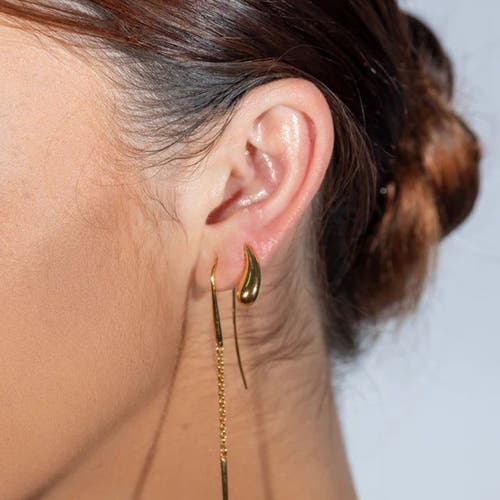 Lucy Quartermaine Droplet Studs In Gold