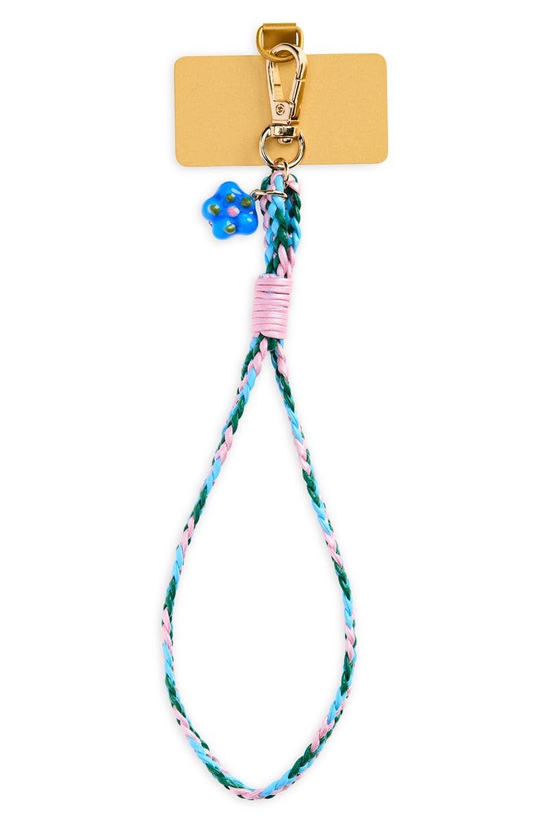 Braided Smartphone Strap, Main, color, PINK MULTI- GOLD