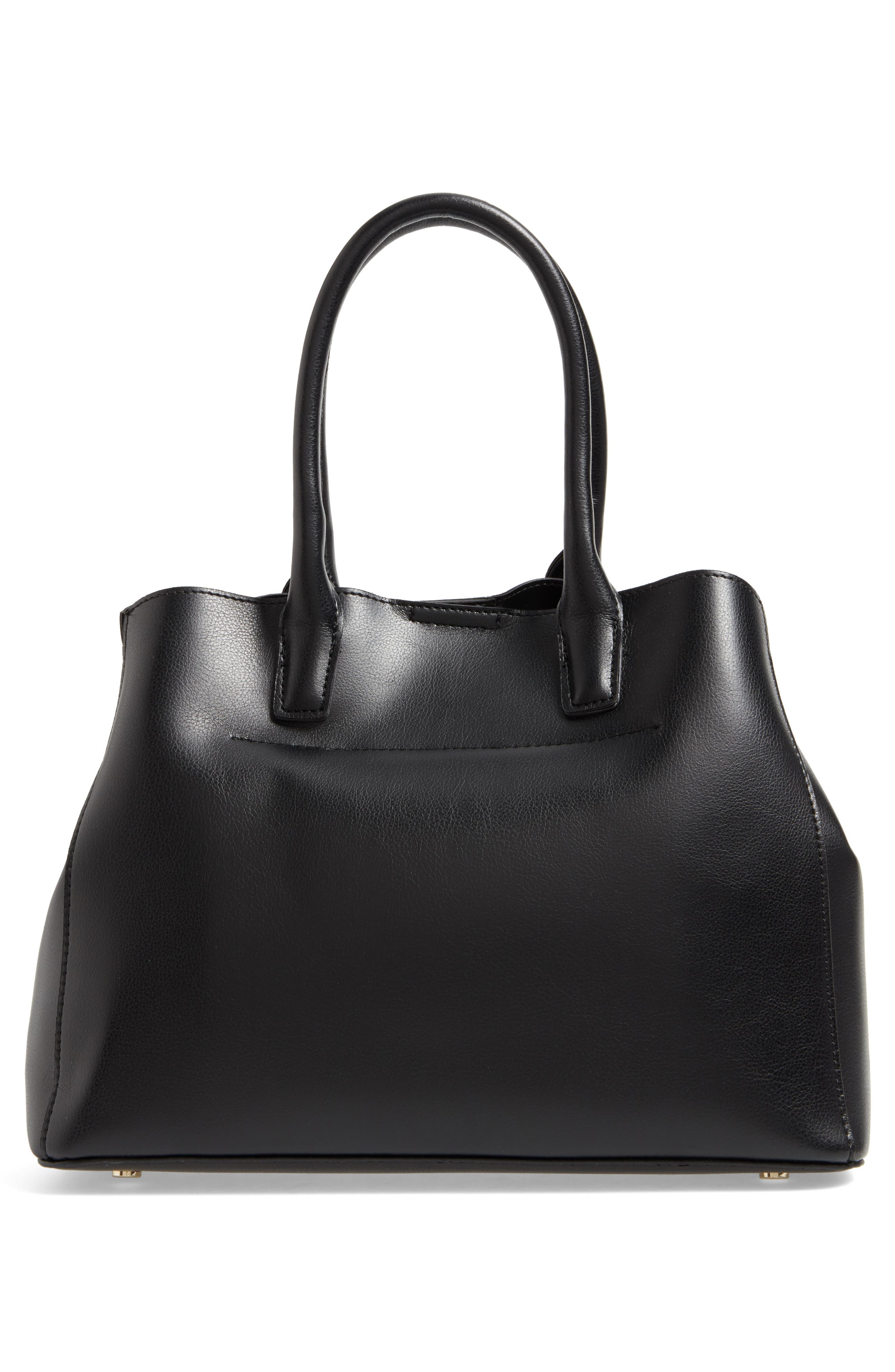 Sole Society Layton Faux Leather Satchel, Alternate, color, 