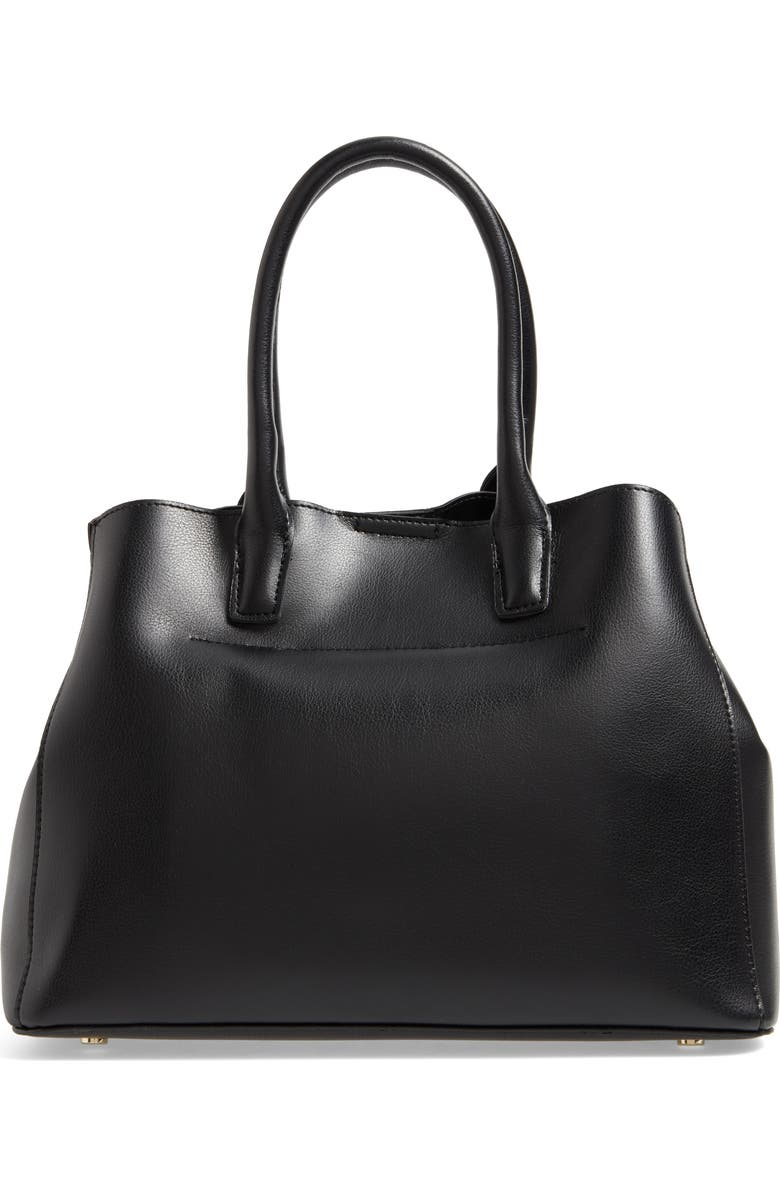 Sole Society Layton Faux Leather Satchel, Alternate, color,