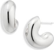 NORDSTROM RACK Demi Fine Puffy Huggie Hoop Earrings