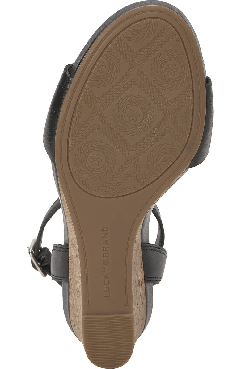 Lucky Brand Lynda Ankle Strap Platform Wedge Sandal, Alternate, color,