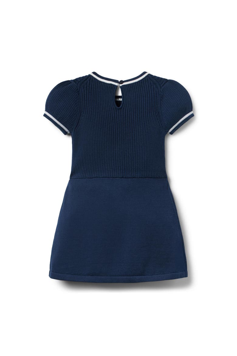 Bow Sweater Dress, Alternate, color, Blue