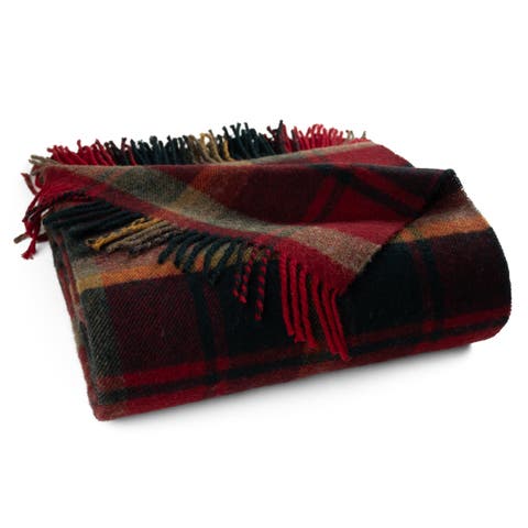 Highland Tweeds Shetland Lambswool Throw