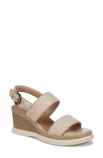 SOUL NATURALIZER Livia Raffia Wedge Sandal