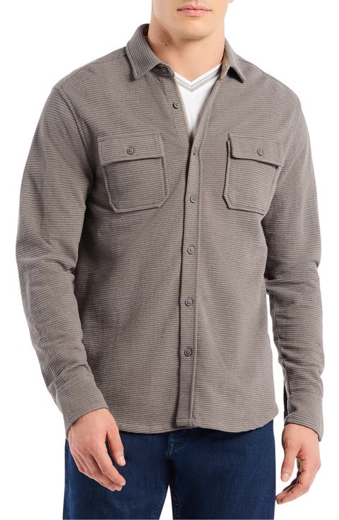 Brunner Knit Button-Up Shirt