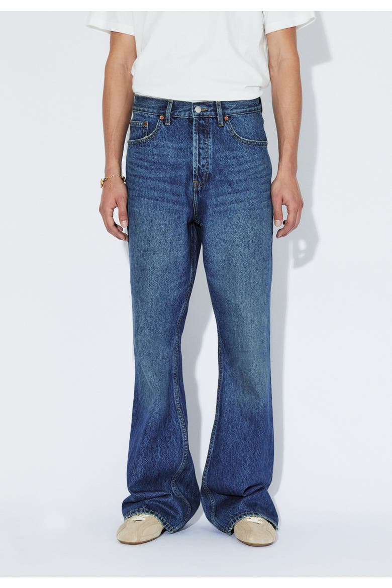 Rift Wide Bootcut Jeans, Alternate, color, Stream Dark Fade Vintage