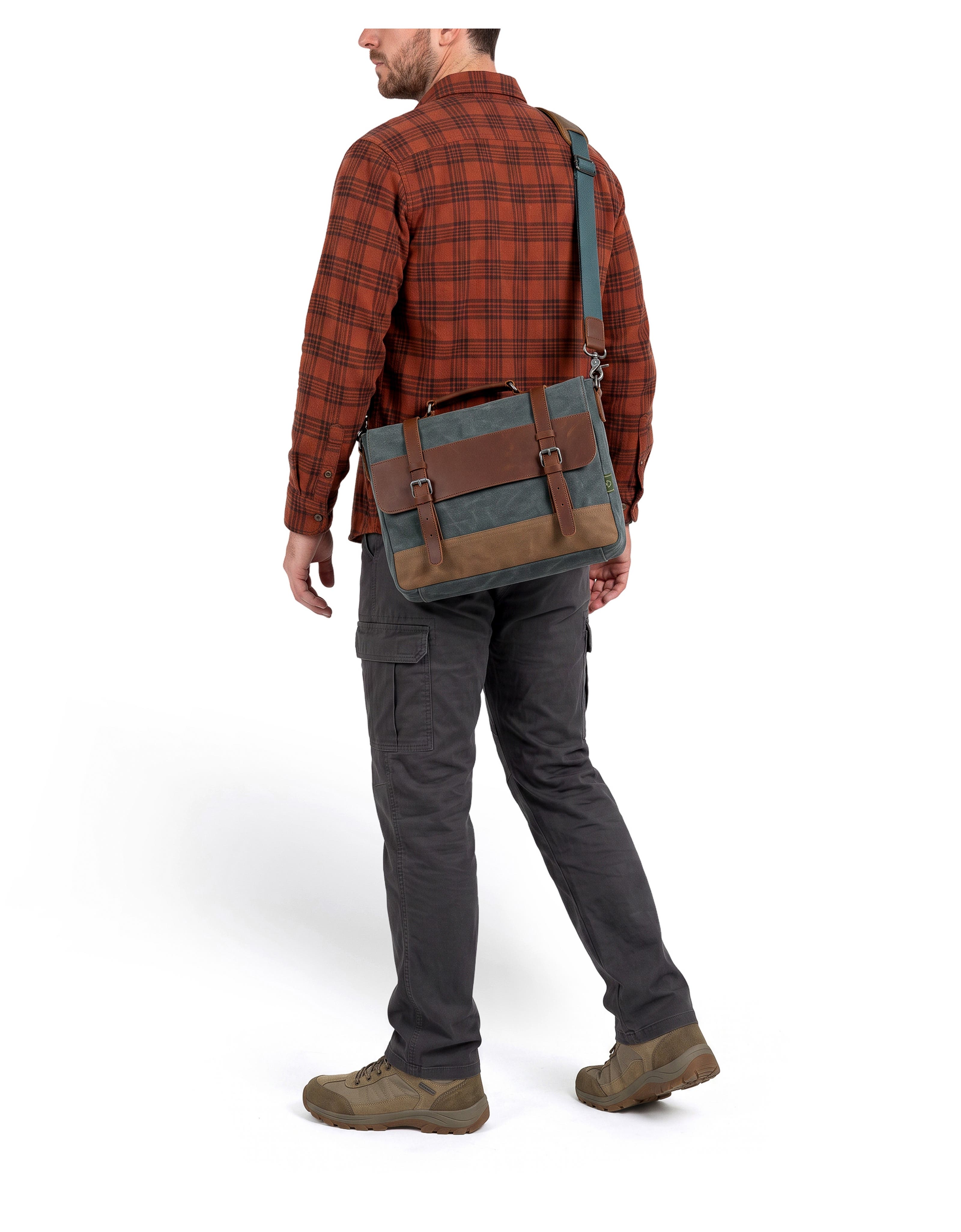 TSD Brand Stone Creek Waxed Canvas Laptop Briefcase | Nordstrom