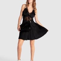 Feel It Still Lace Trim Mini Dress - image 2