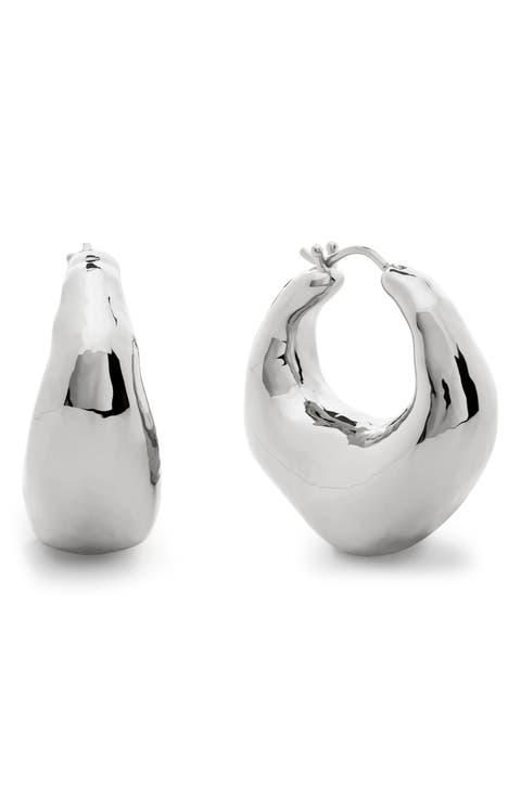 Deia Bold Large Hoop Earrings