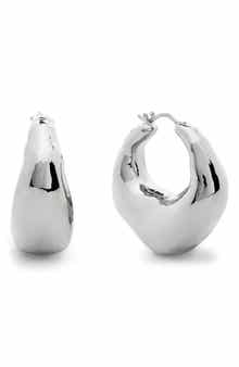 Monica Vinader Deia Bold Large Hoop Earrings