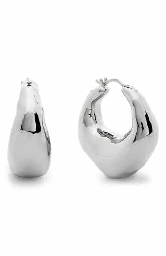 Monica Vinader Deia Bold Large Hoop Earrings