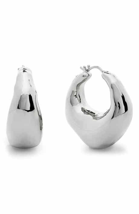 Monica Vinader Deia Bold Large Hoop Earrings